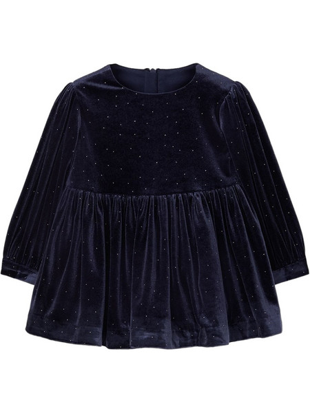 Boboli Παιδικό Φόρεμα Βελούδινο Navy Μπλε 754083-2440