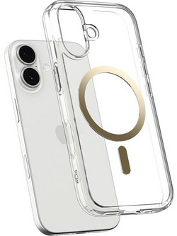 Spigen Ultra Hybrid with MagSafe Back Cover Clear Gold (iPhone 17)