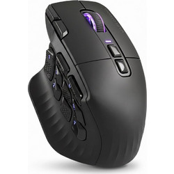 Mars Gaming MMW HEX16 Ασύρματο Gaming Ποντίκι RGB 24000 DPI Black