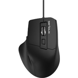 Serioux SRXM-OPM168 Ενσύρματο Ποντίκι Black
