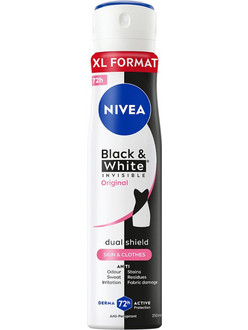 Nivea Black & White Invisible Original Γυναικείο Αποσμητικό Spray 72h 250ml