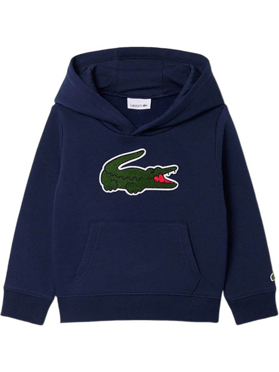 Lacoste Παιδικό Φούτερ με Κουκούλα Navy Μπλε 3SJ1003-166