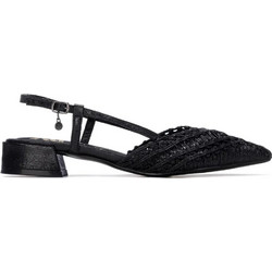Xti Γόβες Slingback με Χοντρό Χαμηλό Τακούνι Μαύρες 145029
