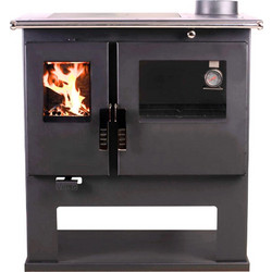 Verso CS Inox Right Ξυλόσομπα με Φούρνο 7.7kW