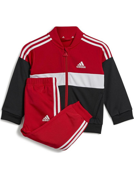 Adidas Βρεφικό Σετ Φόρμας Χειμωνιάτικο Κόκκινο Μαύρο IJ8723