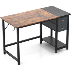 Costway Γραφείο Υπολογιστή Ξύλινο 122x61x75cm JV13678CF