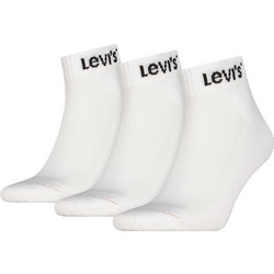 Levi's Ανδρικές Κάλτσες Κοντές Λευκές 3Pack 701239474-001