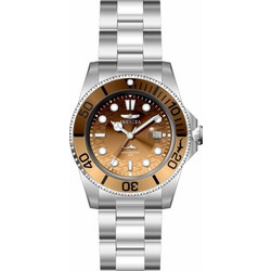 Invicta Pro Diver Ανδρικό Ρολόι με Ασημί Μεταλλικό Μπρασελέ 50901