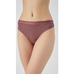 Minerva Cozy Modal Ψηλόμεσο Γυναικείο String Καφέ 90-81706-388