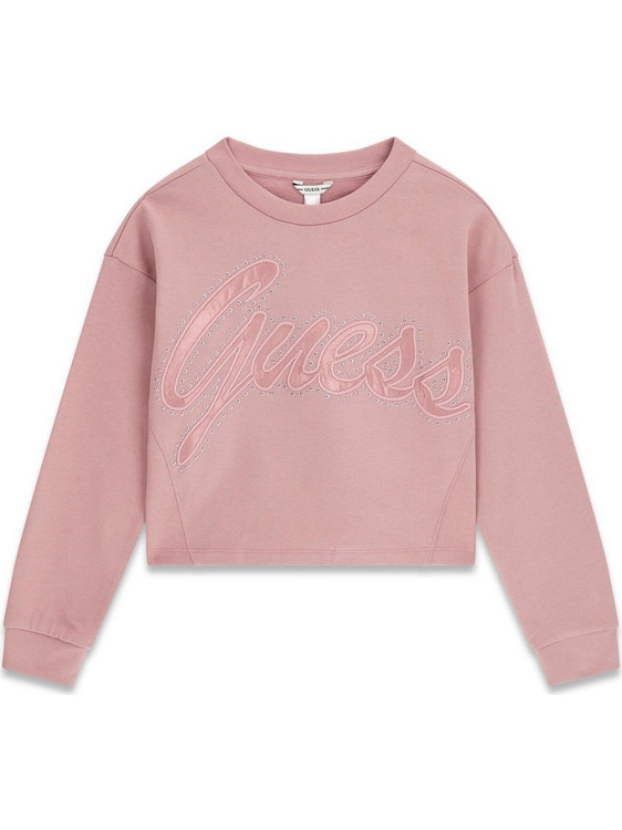 Guess Παιδικό Φούτερ Ροζ J6YQ02K4420-A61B