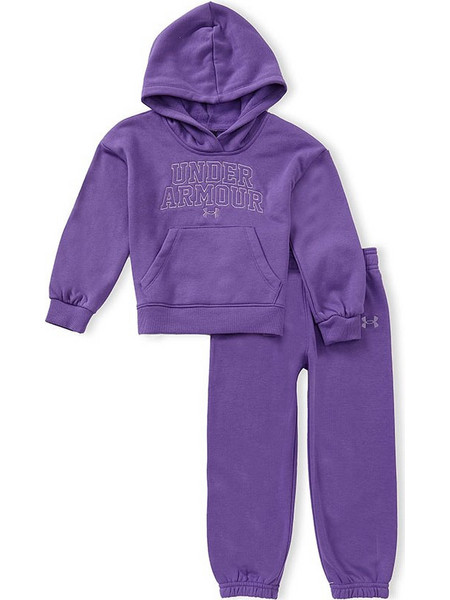 Under Armour Παιδικό Σετ Φόρμας Μωβ UAFJI43R-523