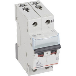 Μικροαυτόματος LEGRAND 2P 1P+N 6kA B10A TX3 3414970386663
