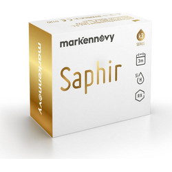 Mark'ennovy Saphir Τριμηνιαίοι Φακοί Επαφής Σιλικόνης Υδρογέλης 2τμχ