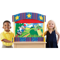 Melissa & Doug Ξύλινο Επιτραπέζιο Κουκλοθέατρο 12536