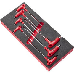 FACOM Θήκη με 7 κλειδιά Torx με λαβή -T- / MODM.89TXPB