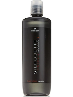 Schwarzkopf Silhouette Super Hold Pump Spray Λακ Μαλλιών Πολύ Δυνατό Κράτημα 1lt