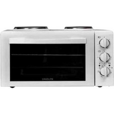 Davoline Star 4006 White Ηλεκτρικό Φουρνάκι 38lt με 2 Εστίες και Grill