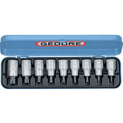 Καρυδάκια ALLEN TORX 1/2 εξάγωνα σετ 9 τεμαχίων GEDORE GC44 No T20-T60 (GC44 )