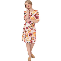 Ichi Brunsa Midi Καλοκαιρινό Καθημερινό Φόρεμα Floral 20111475-12012
