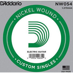 D'Addario NW054 Χορδή Ηλεκτρικής Κιθάρας Nickel Plated Steel 54"