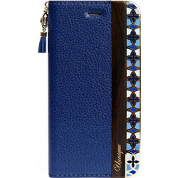Uunique Book Case iPhone 7/8 Hard Shell - Navy Blue