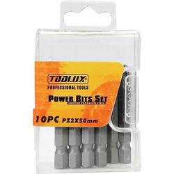 Σετ 10 μύτες βιδώματος PZ2 POZI μήκους 50mm 380088998318