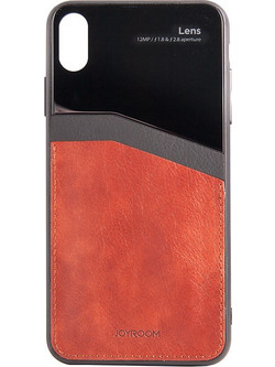 JOYROOM ΘΗΚΗ ΚΙΝΗΤΟΥ IPHONE XS MAX BROWN KALLY SERIES JR-BP495BROWN