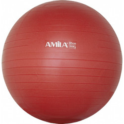 Μπάλα Γυμναστικής AMILA GYMBALL 65cm Κόκκινη Bulk 48441