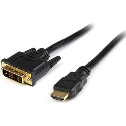 StarTech Καλώδιο HDMI Male to DVI-D Male 1.8m Black