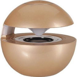 Vennus Led Ball Ηχείο Bluetooth 3W Μπρονζέ