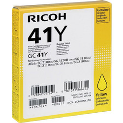 Ricoh GC-41Y Yellow Μελάνι Εκτυπωτή Inkjet 405764
