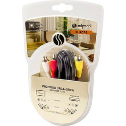 Καλώδιο 3 RCA σε 3 RCA 1,5m 5906881192177