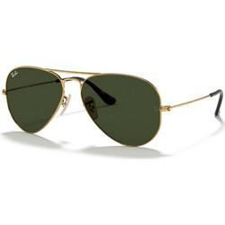 Ray-Ban RB3025 181/58 Ανδρικά Γυαλιά Ηλίου Aviator Μεταλλικά Χρυσά με Μαύρο Polarized Φακό