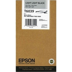 Epson T6039 Light Light Black Μελάνι Εκτυπωτή Inkjet C13T603900