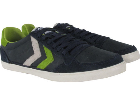 Hummel Slimmer Stadil Oiled Ανδρικά Sneakers Navy Μπλε 63369-7459