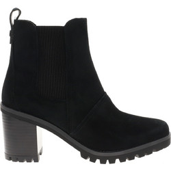UGG Hazel Γυναικεία Μποτάκια Αστραγάλου Suede Μαύρα με Χοντρό Ψηλό Τακούνι 1103766