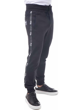 Versace Jeans Couture Ανδρικό Παντελόνι Φόρμας Μαύρο A2GWA1F-39482