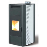 King Idro 28 White Σόμπα Pellet Καλοριφέρ 28kW