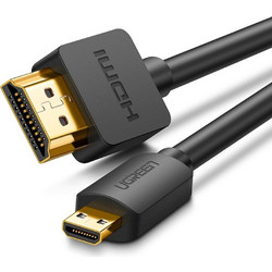 Ugreen Καλώδιο HDMI 2.0 HDMI Male to Micro HDMI Male 2m Black