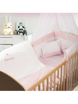 Dimcol Princess 33 Σετ Κούνιας Pink 3τμχ