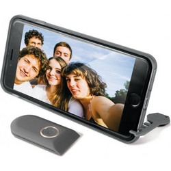 KSIX SELFIE COVER WITH PHOTO SHUTTER AND STAND FOR IPHONE 6 / 6s black - (B0925CAS01)