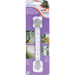 DreamBaby Ασφάλεια Ντουλαπιών & Συρταριών Multi Lock White Grey