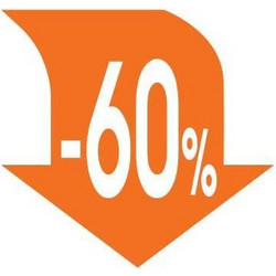 Next αφίσα Βέλος -60% για βιτρίνες 34x32εκ