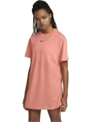 Nike Sportswear Essential Mini Καλοκαιρινό Καθημερινό Φόρεμα Ροζ DJ4123-693