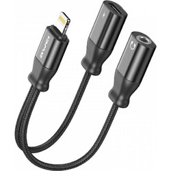 Awei CL-73 Καλώδιο φόρτισης & ήχου Lightning σε Lightning και 3.5mm jack