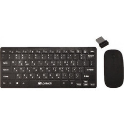 Lamtech LAM020854 Black Ασύρματο Σετ Πληκτρολόγιο & Ποντίκι