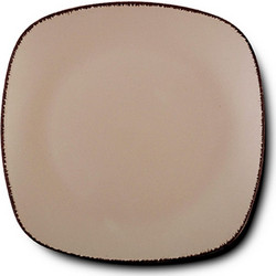 Nava Πιάτο Ρηχό Κεραμικό Τετράγωνο Brown Sugar 26x26cm 10-099-241