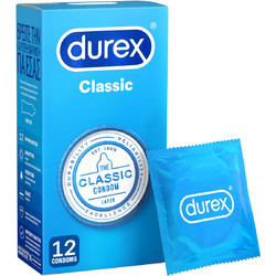 Durex Classic Προφυλακτικά με Λιπαντικό 12τμχ