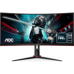 AOC CU34G2X Ultrawide VA Curved Gaming Monitor 34" 3440x1440 QHD 144Hz 4ms