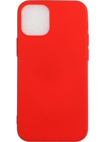 Θήκη Σιλικόνης TPU Ματ για iPhone 12 mini - Κόκκινο
